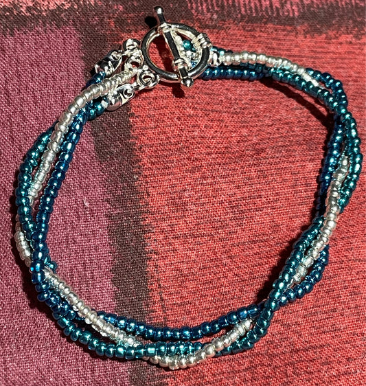 Twisted Toggle Bracelet