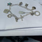 Blank Silver Plated Toggle Charm Bracelet