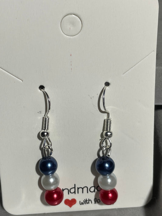 Red, White & Blue Earrings