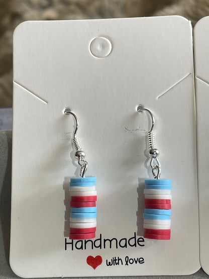 Modelling Clay Ring Earrings