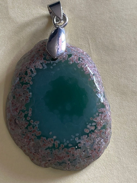 Polished Agate Pendants