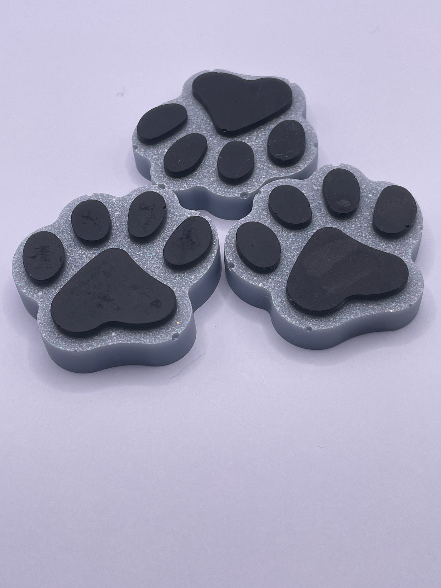 Acrylic Pet Paw & Bone Key Ring & Dashboard Ticket Holders