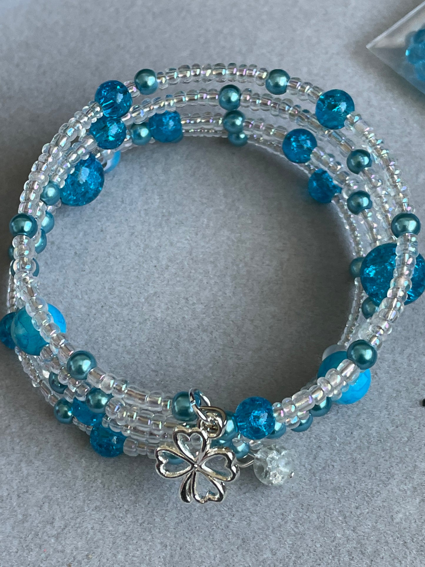 Turquoise Memory Wire Bangle