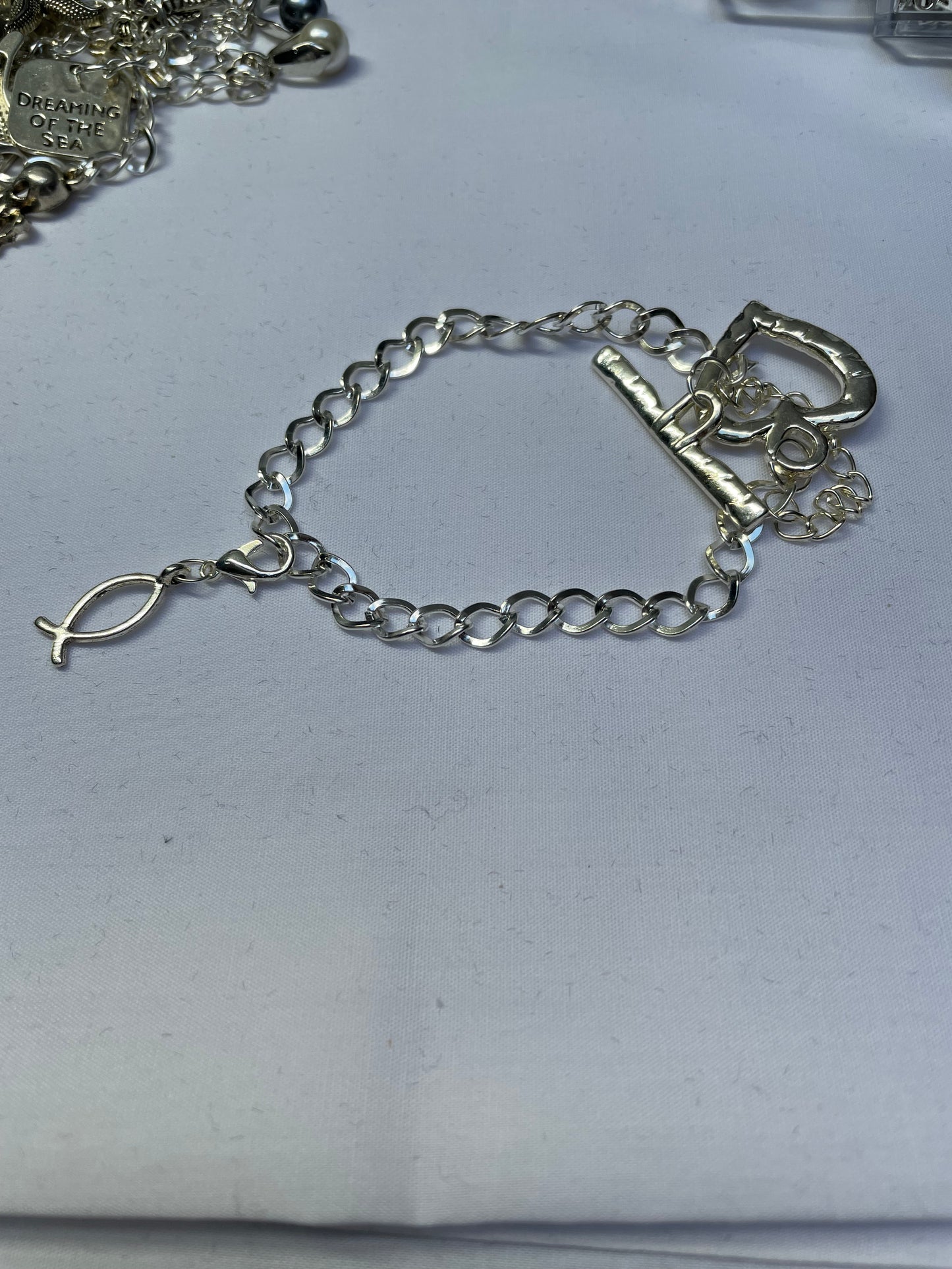 Silver Plated Charm Bracelet