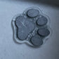 Acrylic Pet Paw & Bone Key Ring & Dashboard Ticket Holders