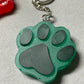 Acrylic Pet Paw & Bone Key Ring & Dashboard Ticket Holders