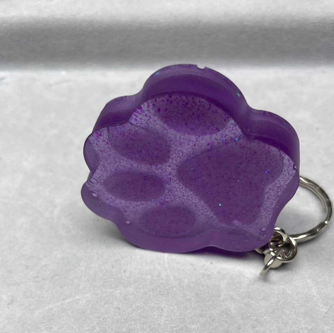 Acrylic Pet Paw & Bone Key Ring & Dashboard Ticket Holders