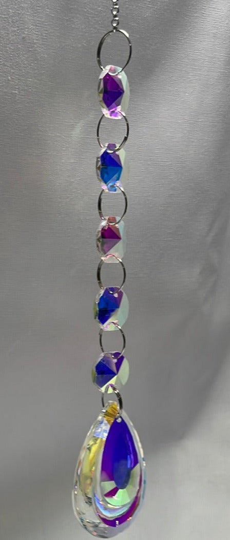 5 Flat Crystal Beads Sun Catchers