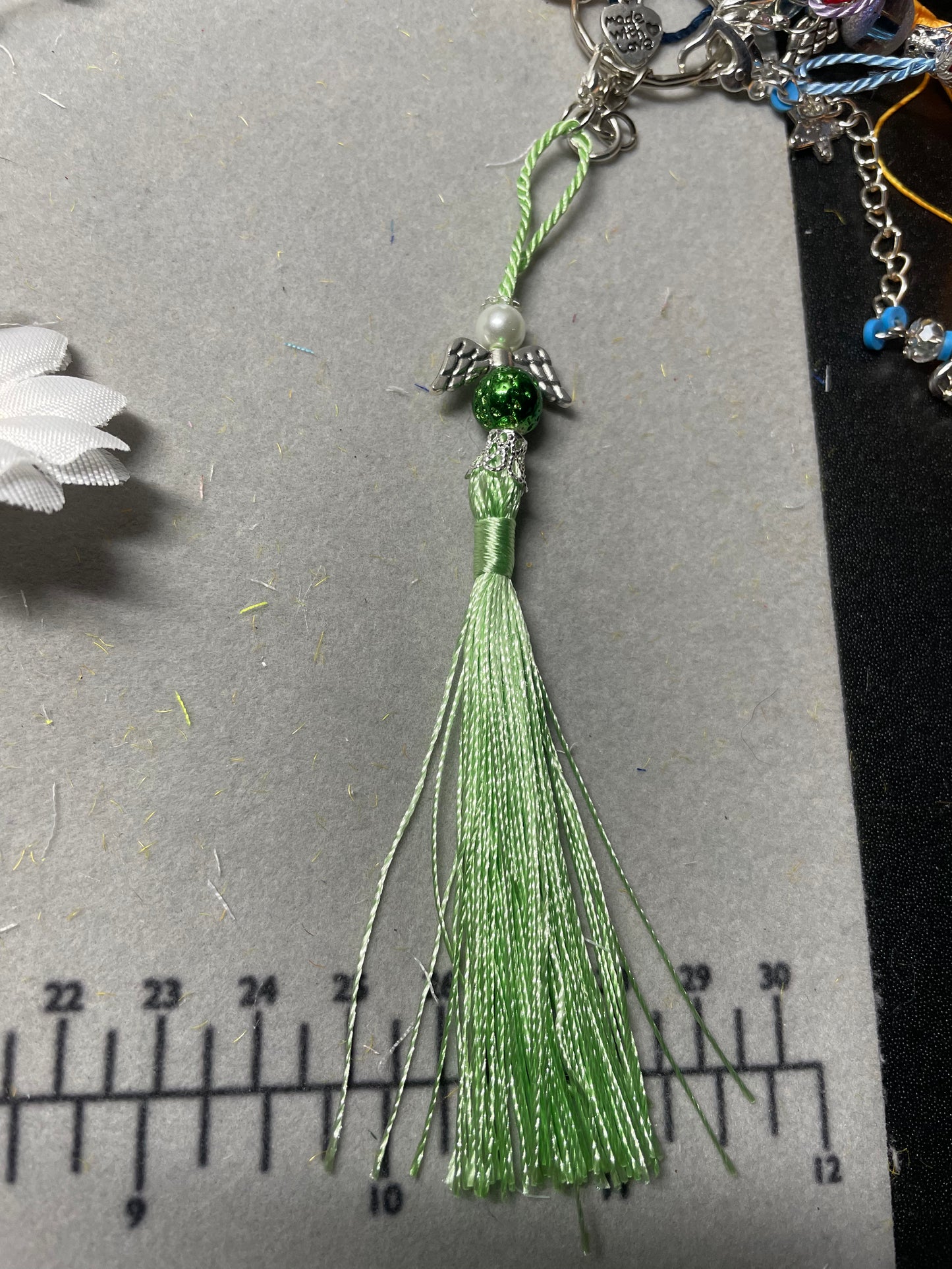 Angel Tassel Charms