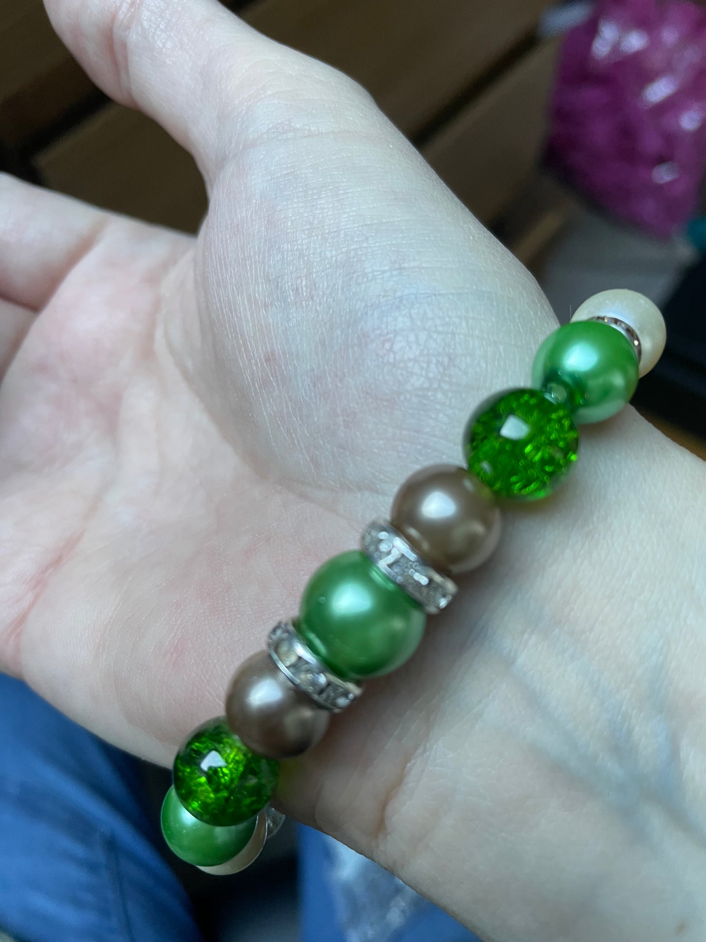 Chocolate Lime Bracelet