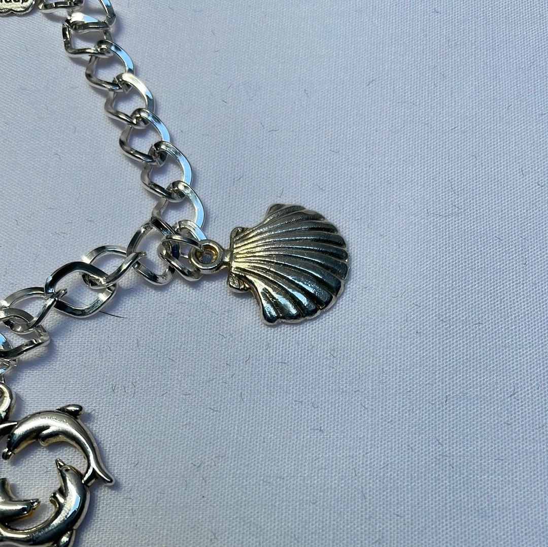Silver Plated Charm Bracelet