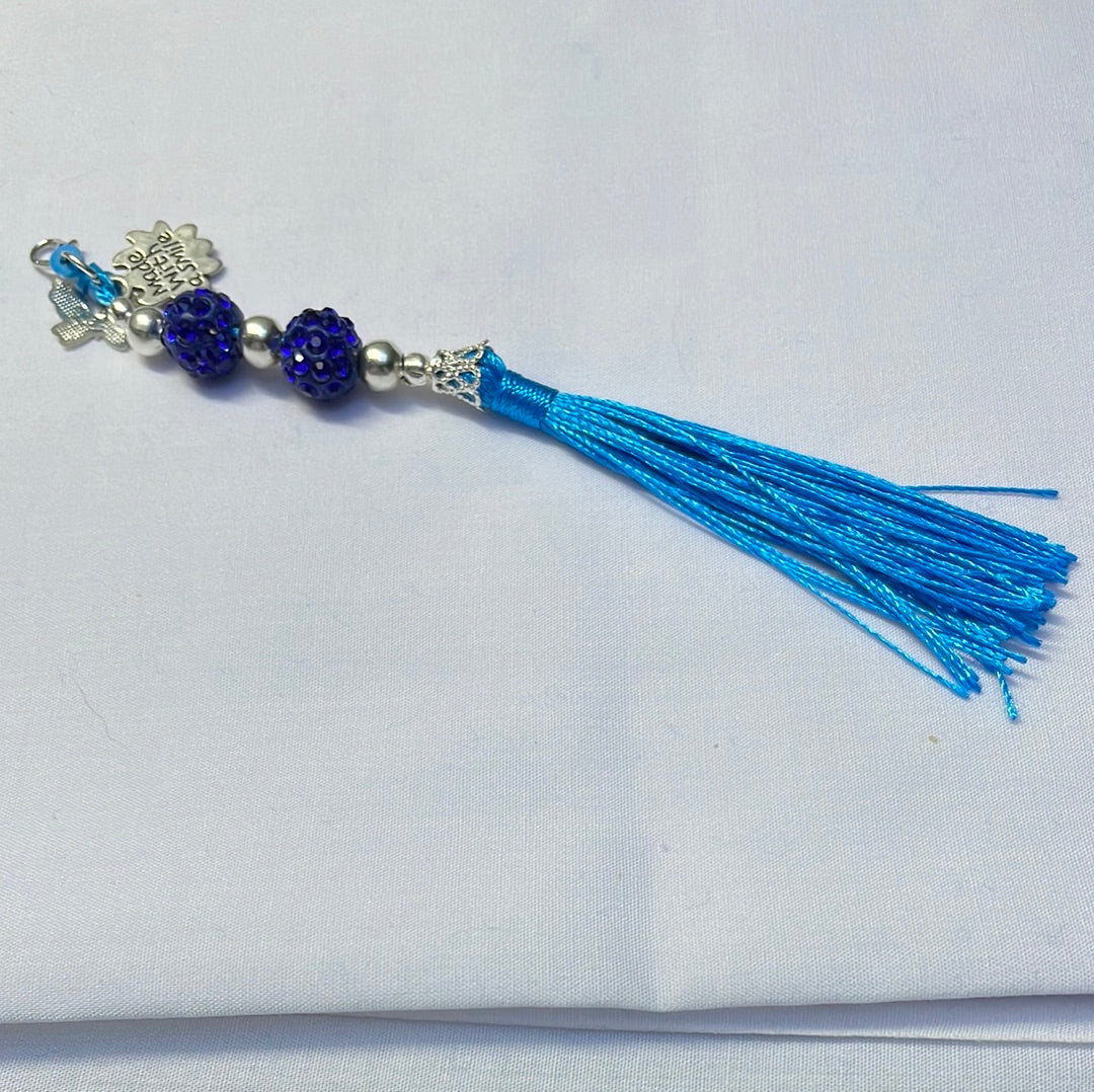 Turquoise Tassle Charm