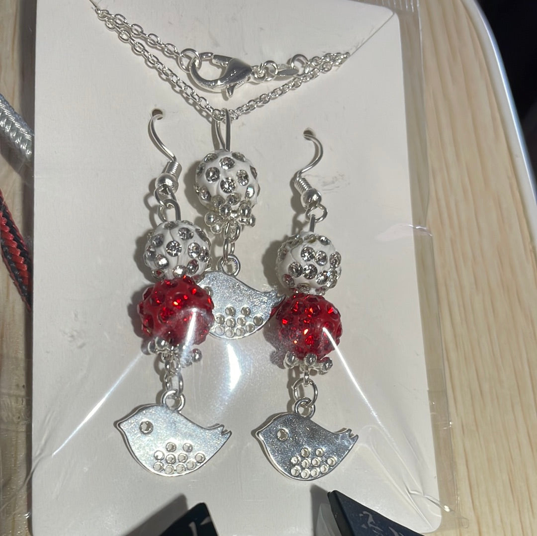 Christmas Robin Jewellery Set - 18"