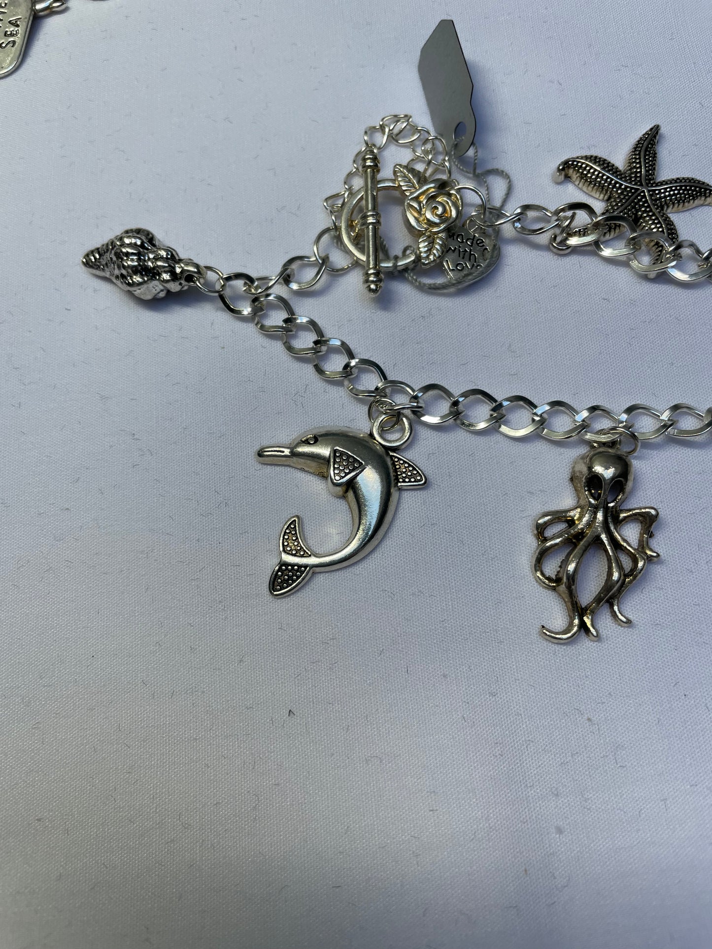 Silver Plated Charm Bracelet