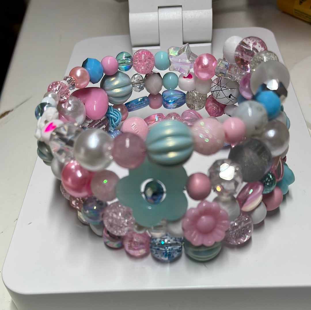 Blue/Pink/White Jewellery