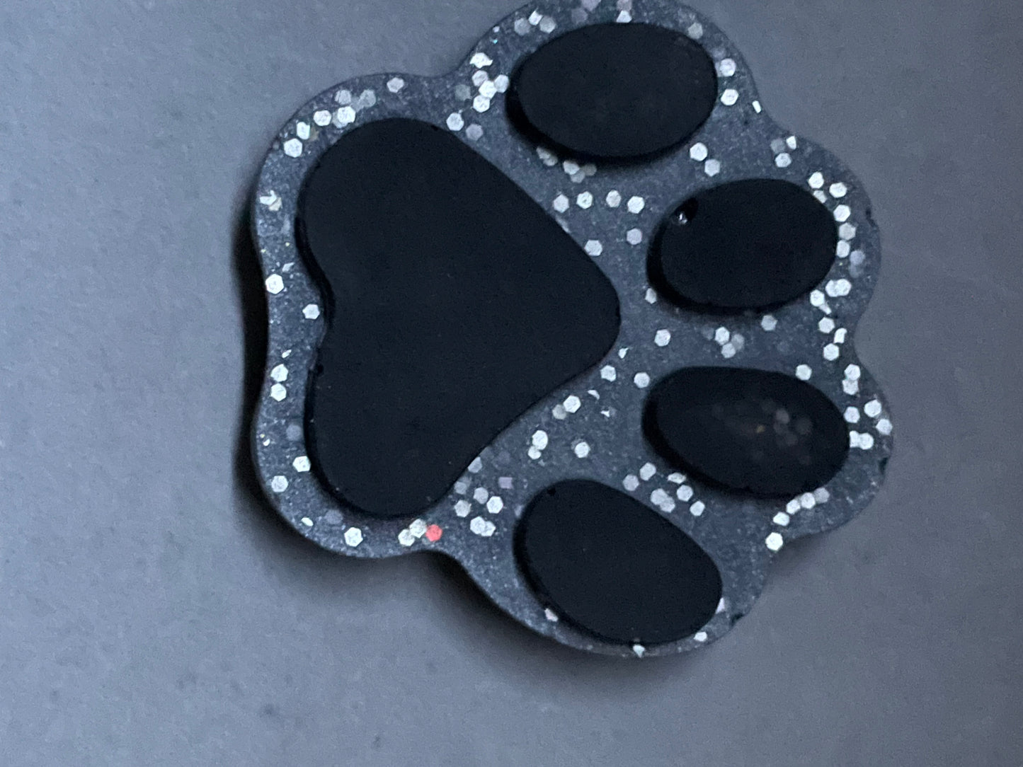 Acrylic Pet Paw & Bone Key Ring & Dashboard Ticket Holders