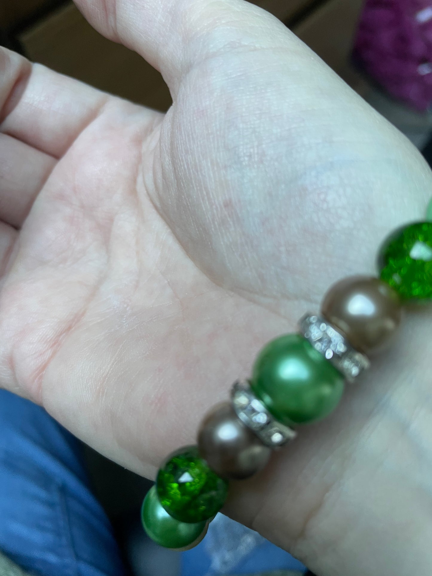 Chocolate Lime Bracelet