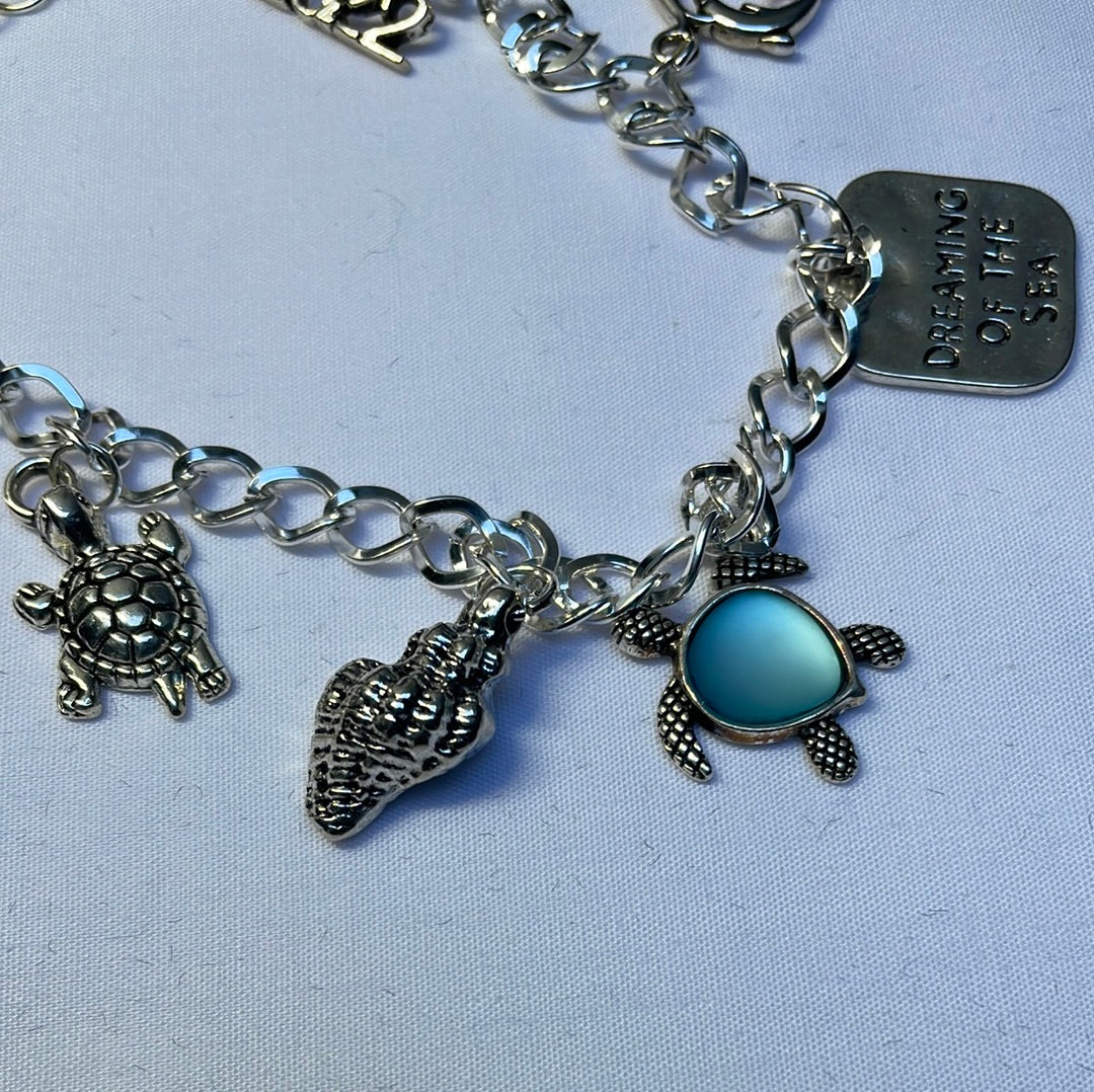 Silver Plated Charm Bracelet