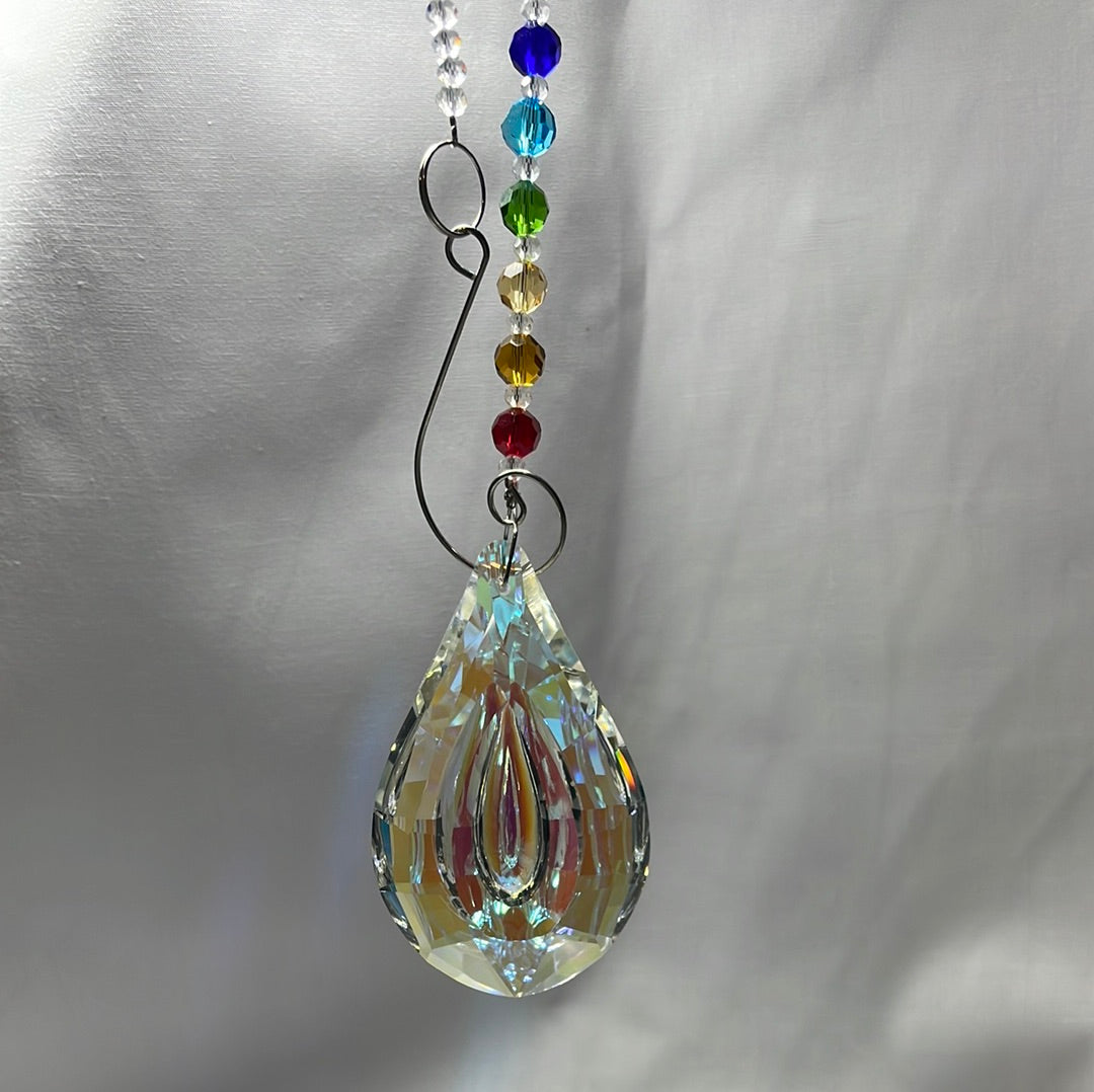 Extra Large Crystal Teardrop