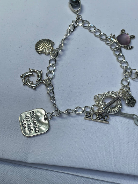 Silver Plated Charm Bracelet