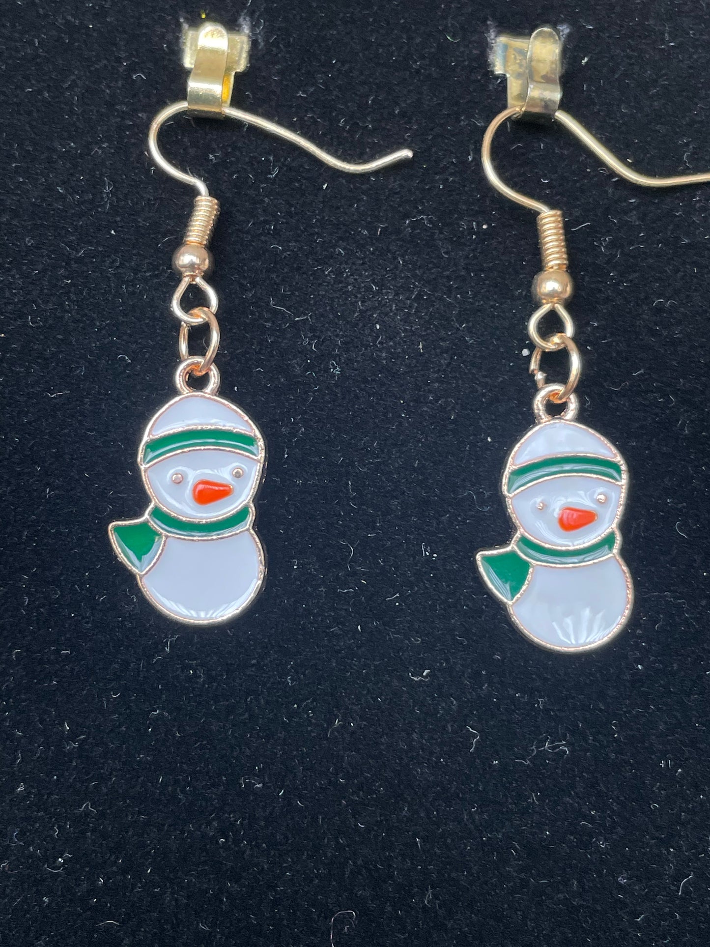 Christmas Snowman Earrings