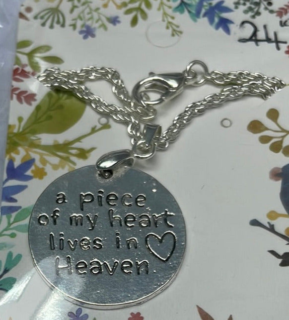 A Piece of My Heart Lives in Heaven - 24"