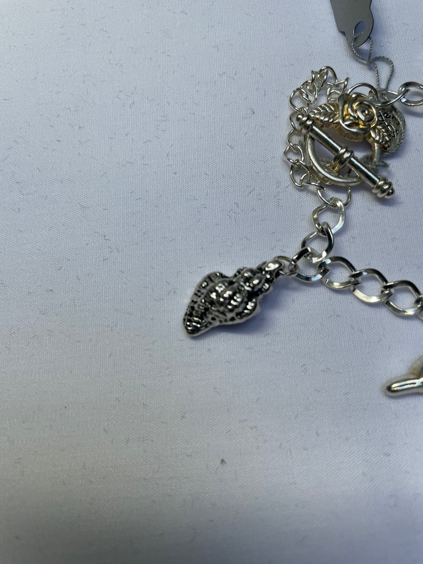 Silver Plated Charm Bracelet