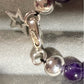 Pretty amethyst bracelet in sterling silver 925