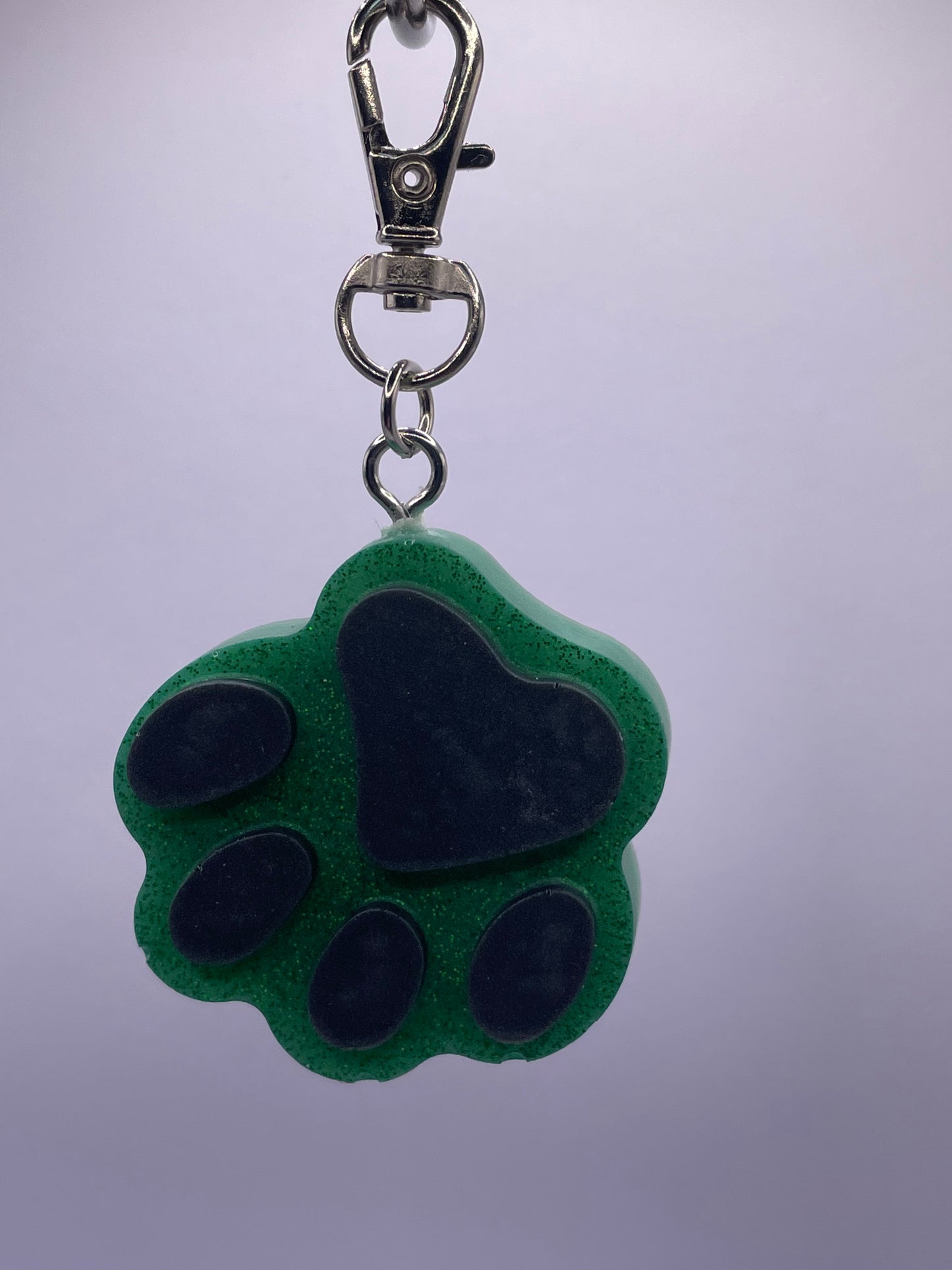 Acrylic Pet Paw & Bone Key Ring & Dashboard Ticket Holders