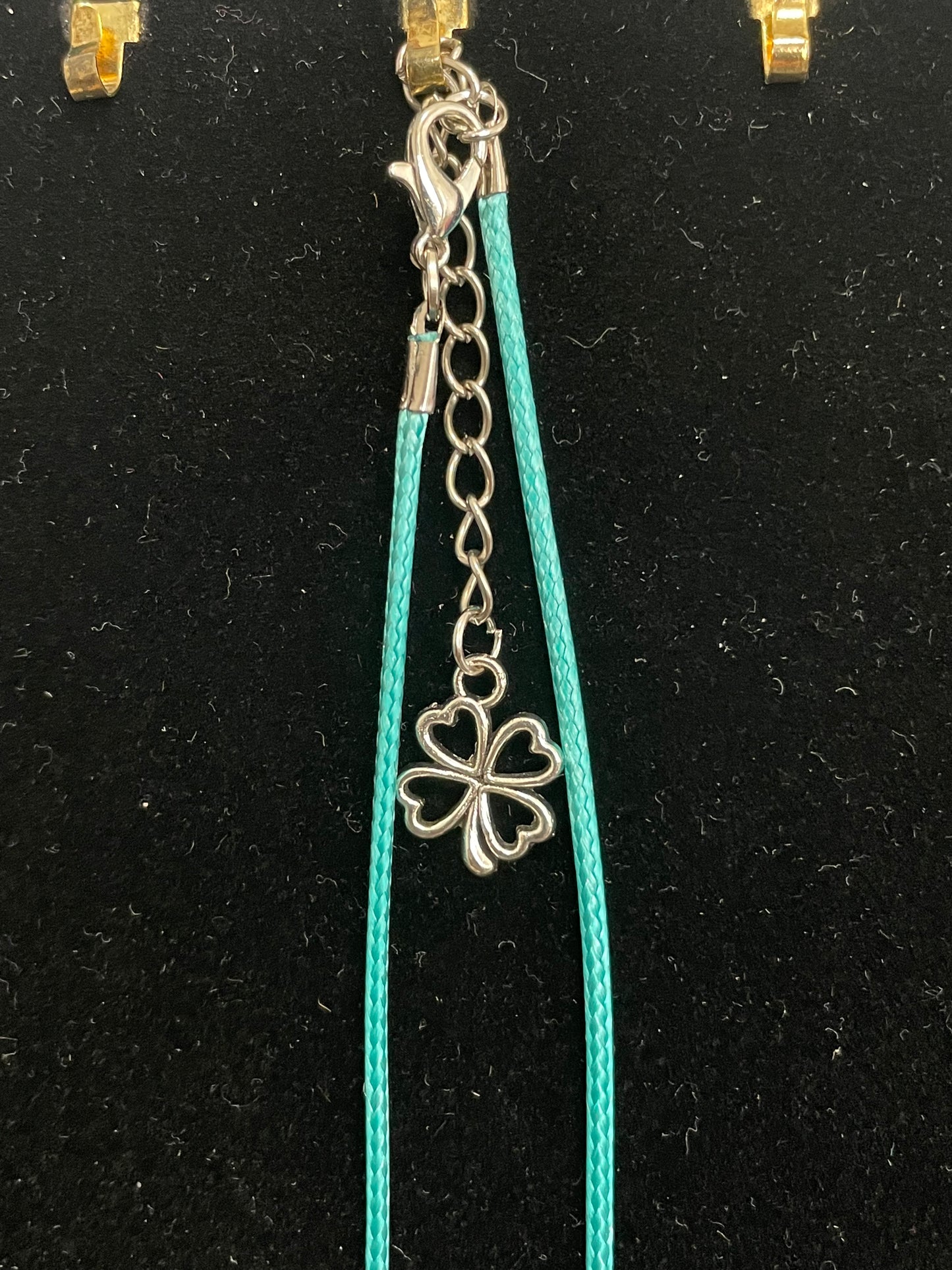 Oceanic Charms on a 18”Waxed Cotton Necklace