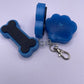 Acrylic Pet Paw & Bone Key Ring & Dashboard Ticket Holders