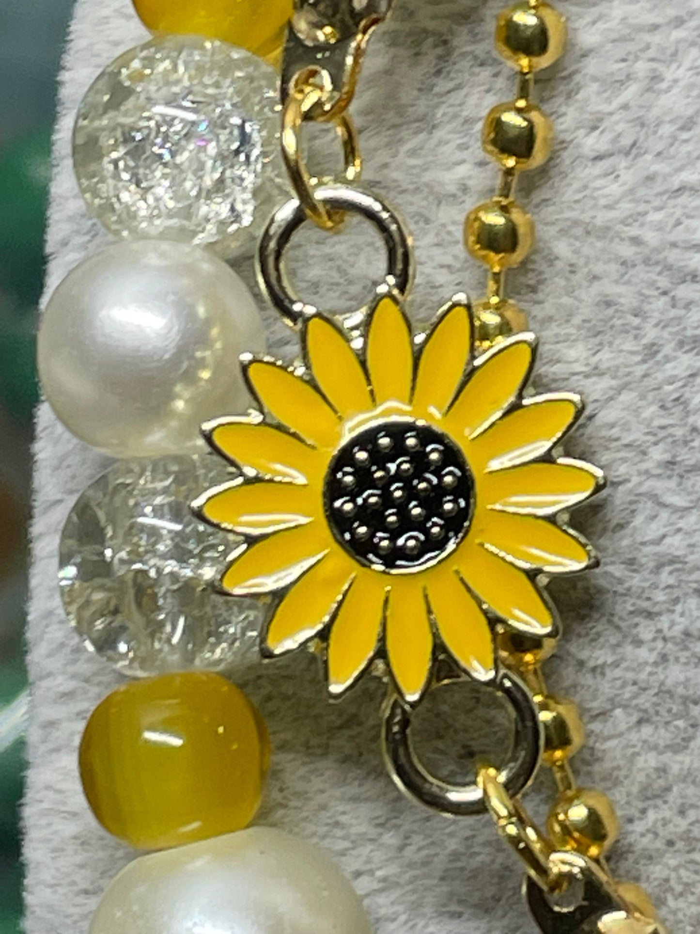 Sunflower Long Necklace