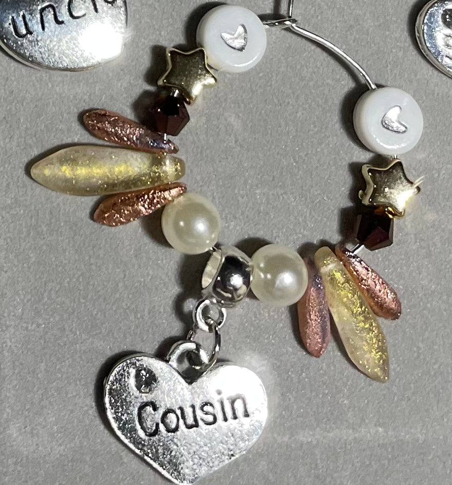 Wedding Wine Glass Charms