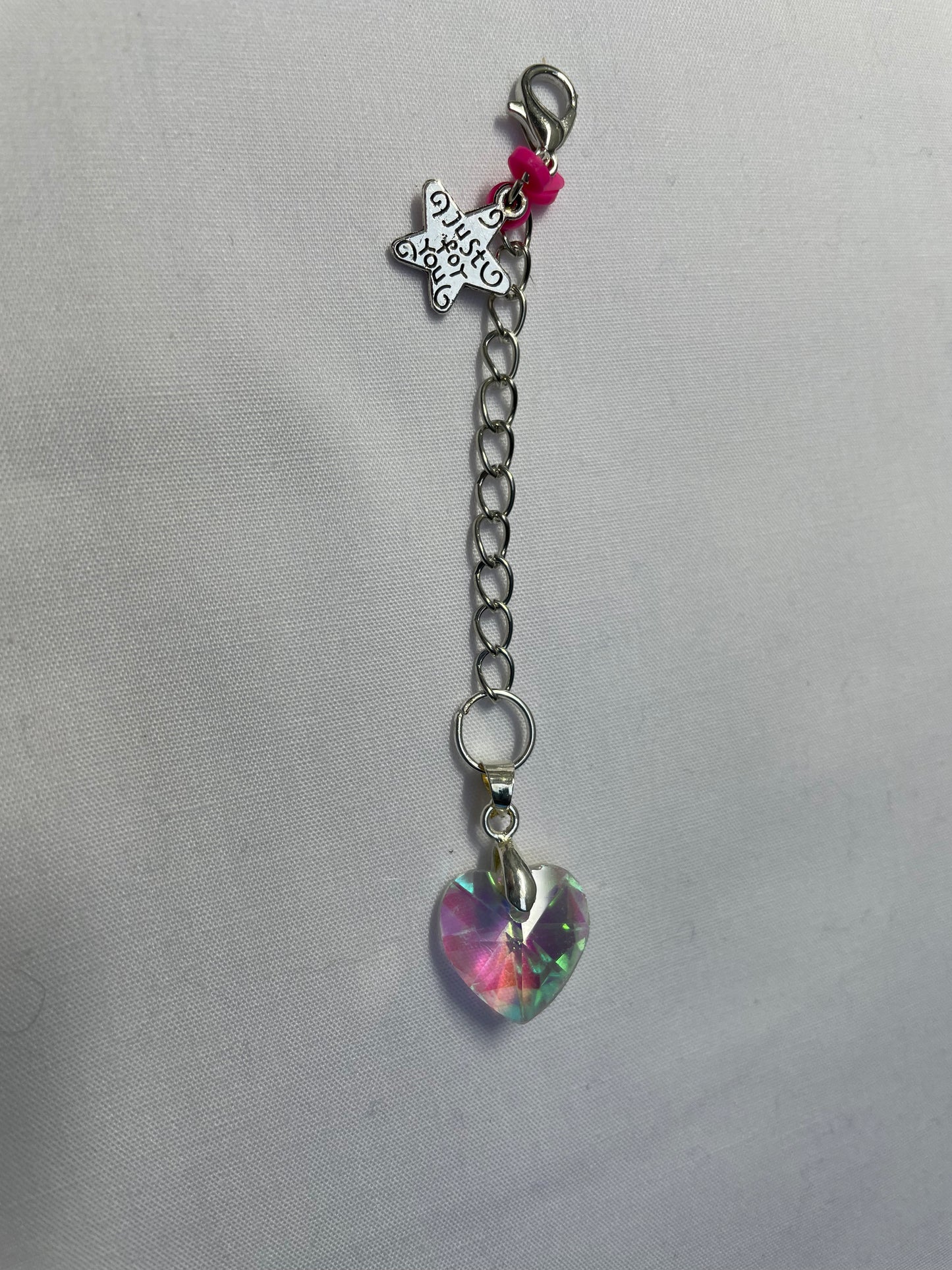 Crystal Heart Charm