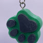 Acrylic Pet Paw & Bone Key Ring & Dashboard Ticket Holders
