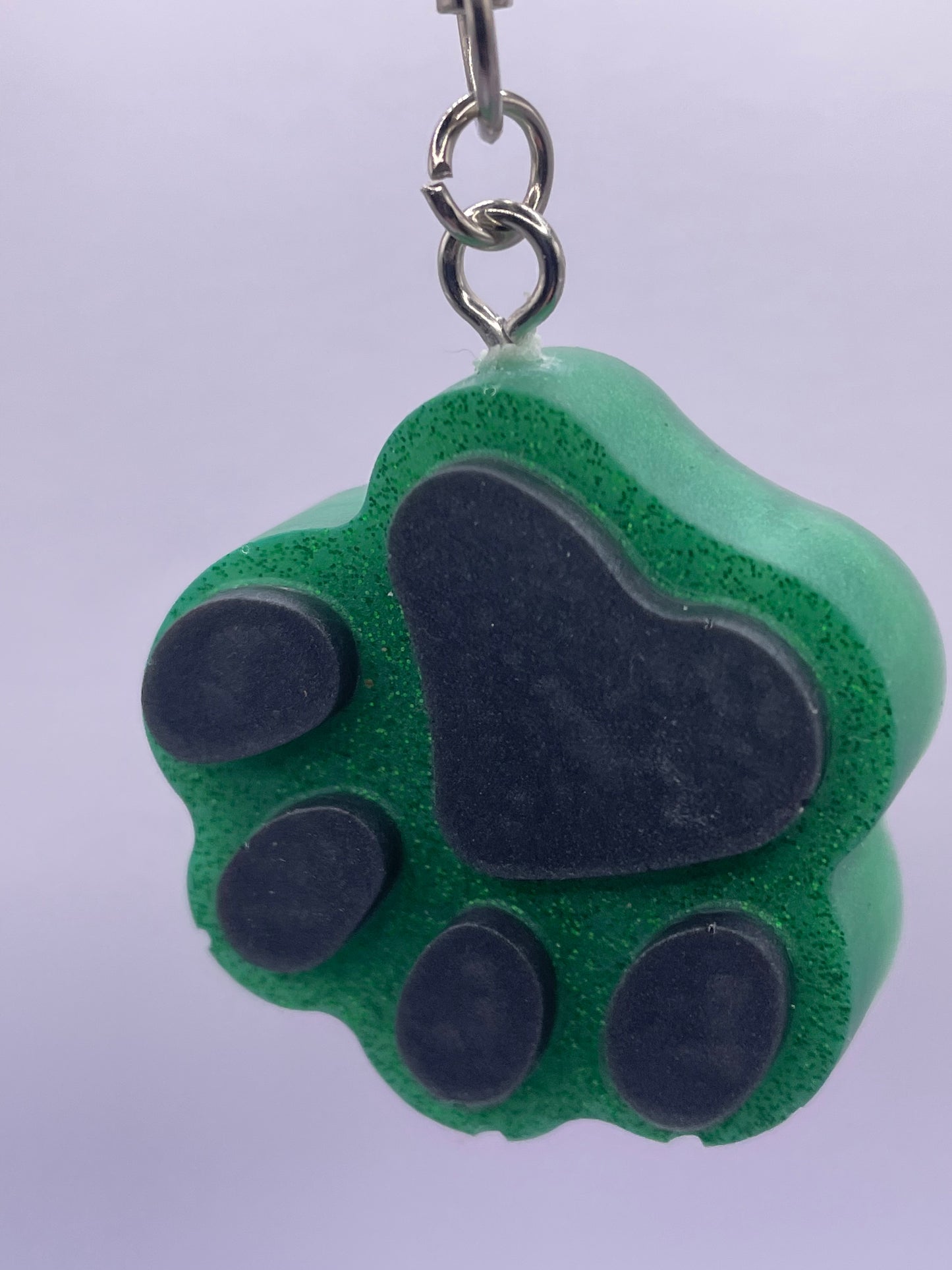 Acrylic Pet Paw & Bone Key Ring & Dashboard Ticket Holders