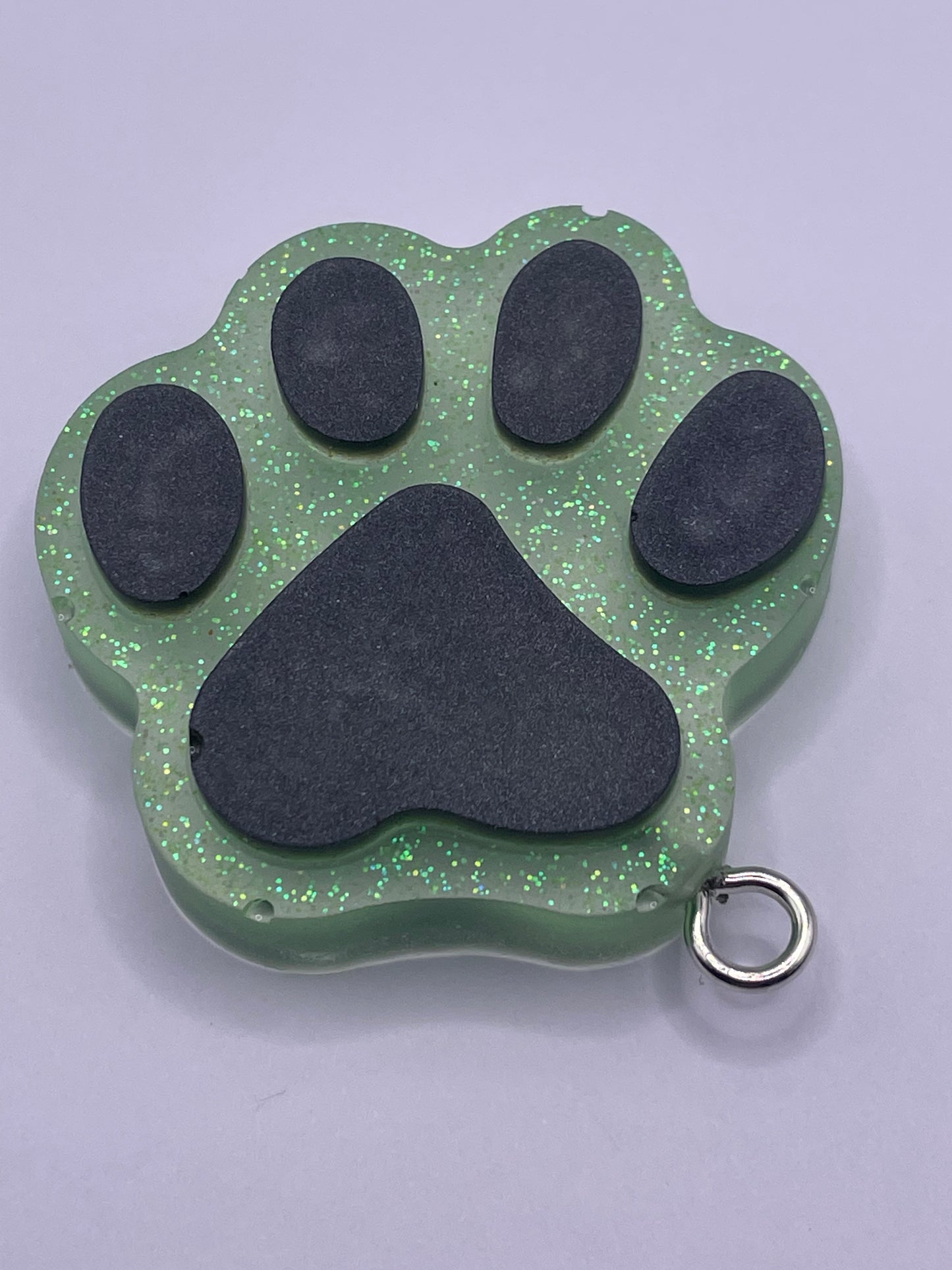 Acrylic Pet Paw & Bone Key Ring & Dashboard Ticket Holders