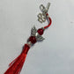 Red Angel Tassle Charm
