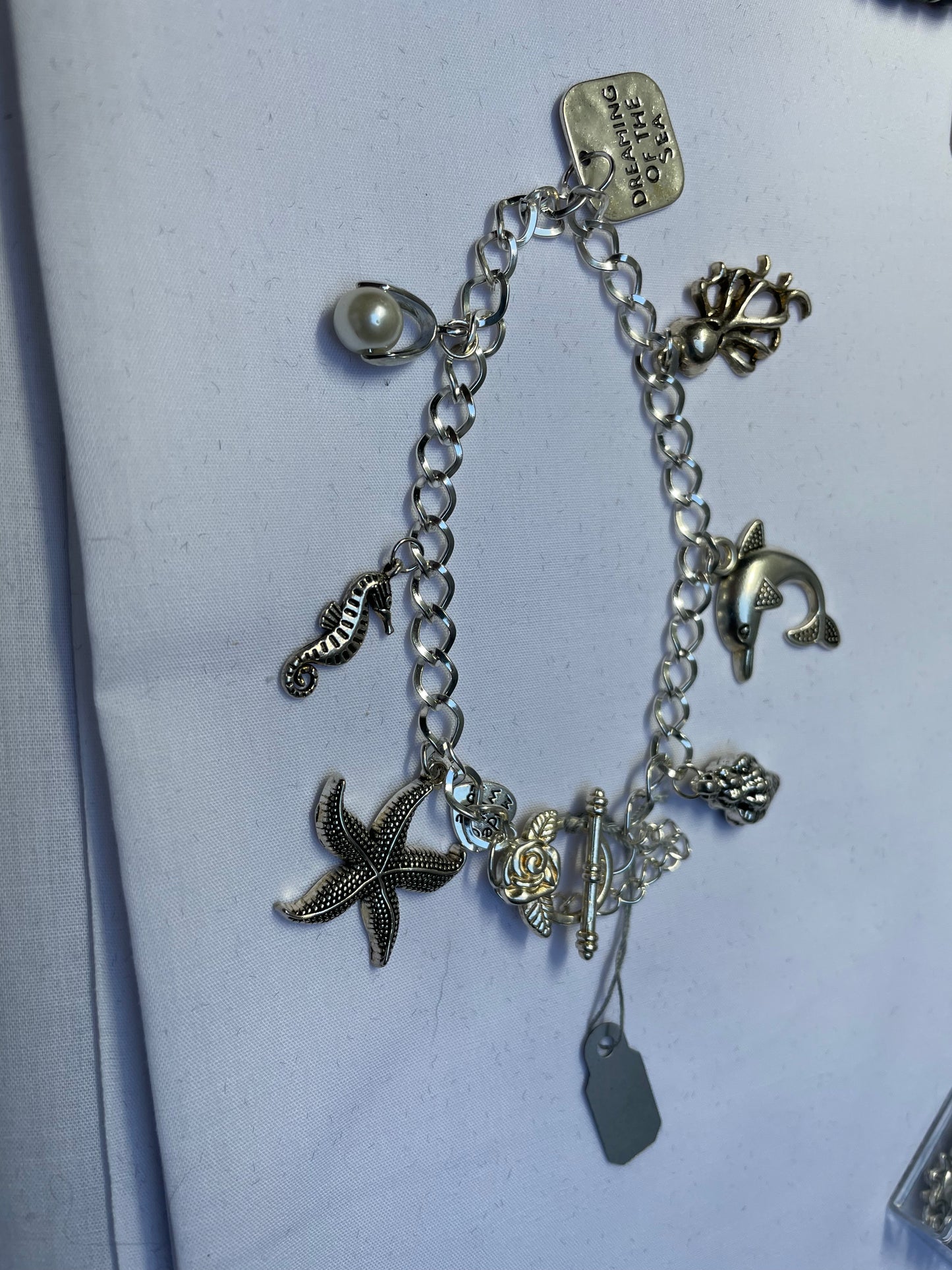 Silver Plated Charm Bracelet