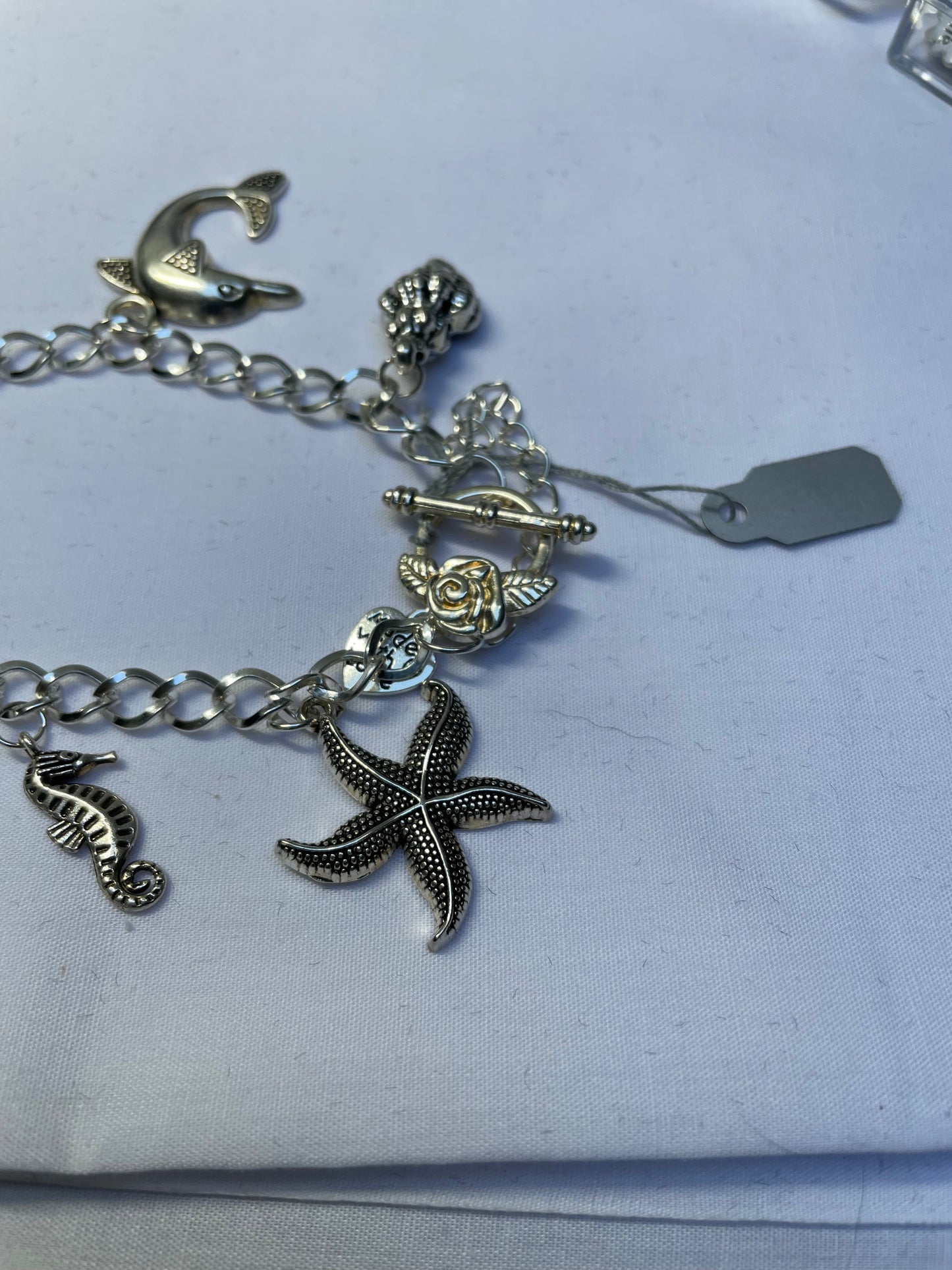 Silver Plated Charm Bracelet