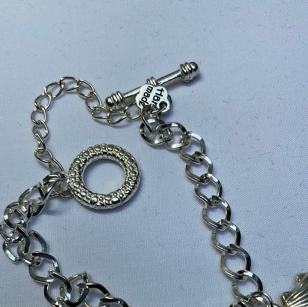 Silver Plated Charm Bracelet