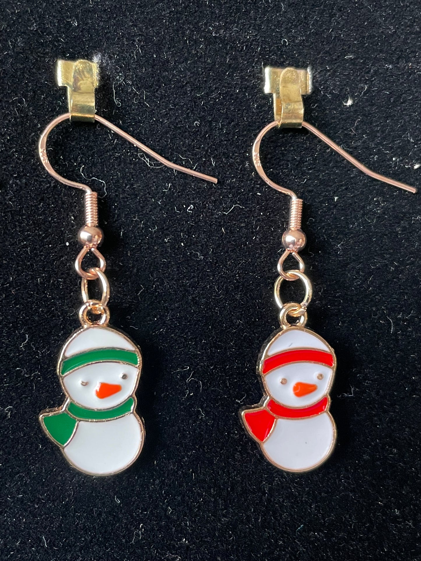 Christmas Snowman Earrings