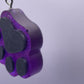 Acrylic Pet Paw & Bone Key Ring & Dashboard Ticket Holders