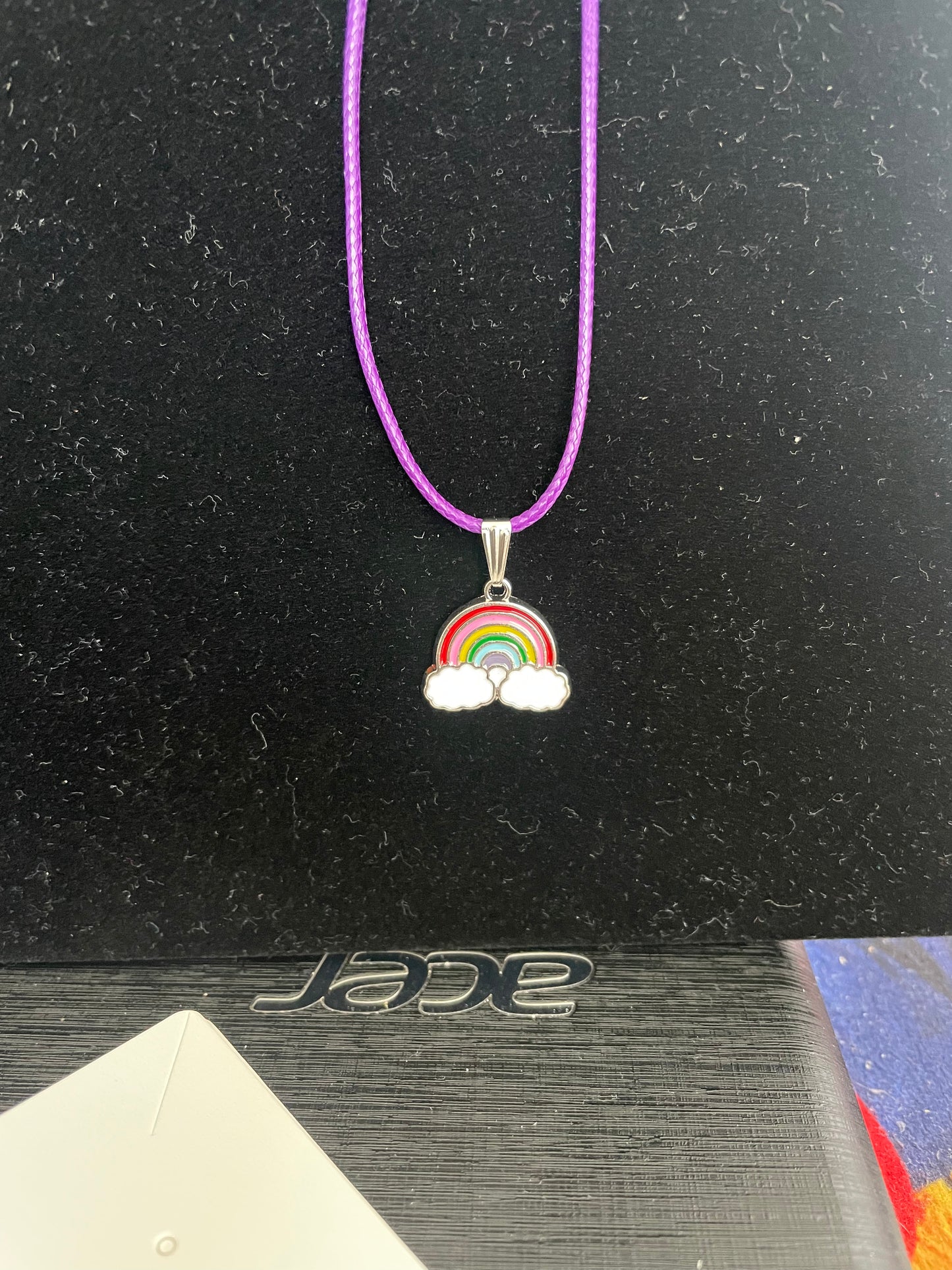 Rainbow Charm Necklace