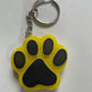 Acrylic Pet Paw & Bone Key Ring & Dashboard Ticket Holders