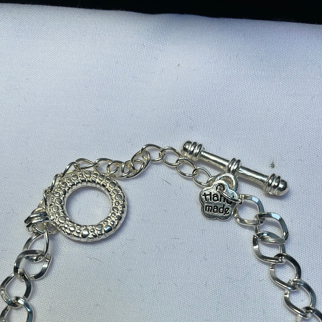 Silver Plated Charm Bracelet