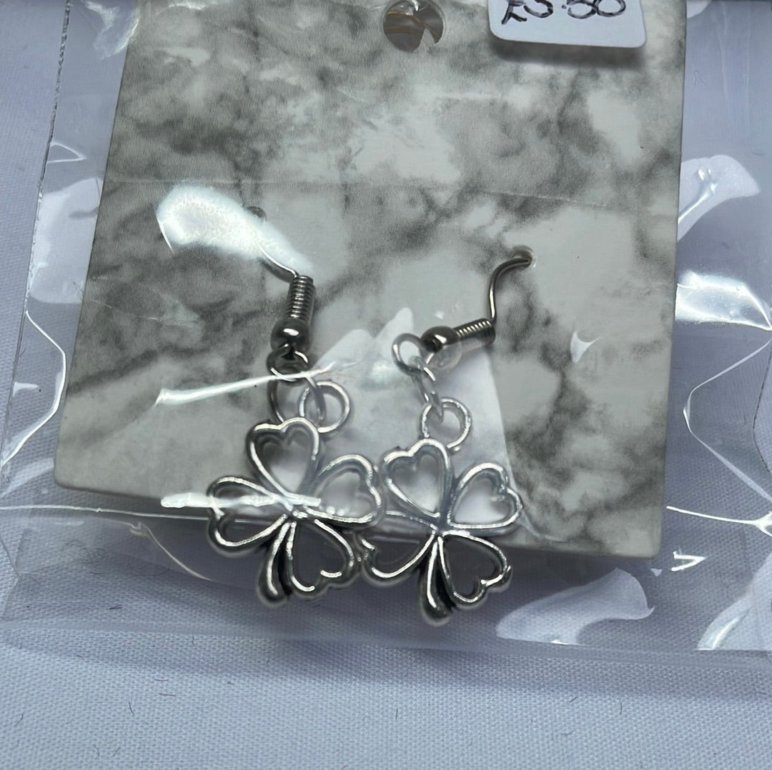 Antique Silver Plate Earrings